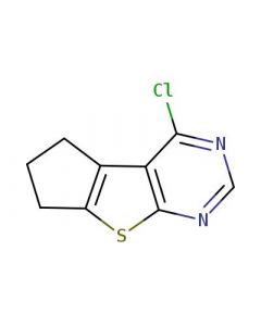 Astatech 4-CHLORO-6,7-DIHYDRO-5H-CYCLOPENTA[4,5]THIENO[2,3-D]PYRIMIDINE; 5G; Purity 95%; MDL-MFCD00572400